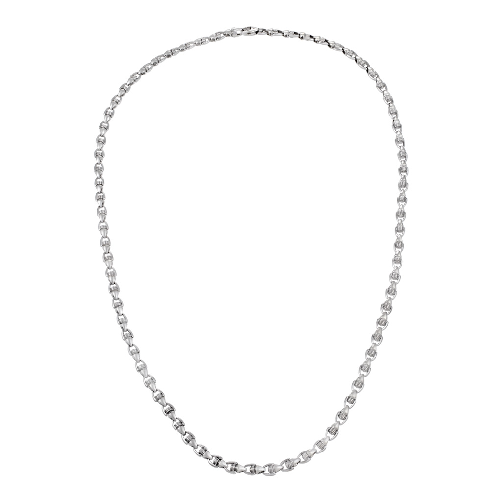 Kria Chain with unique links in 18k white gold image 1