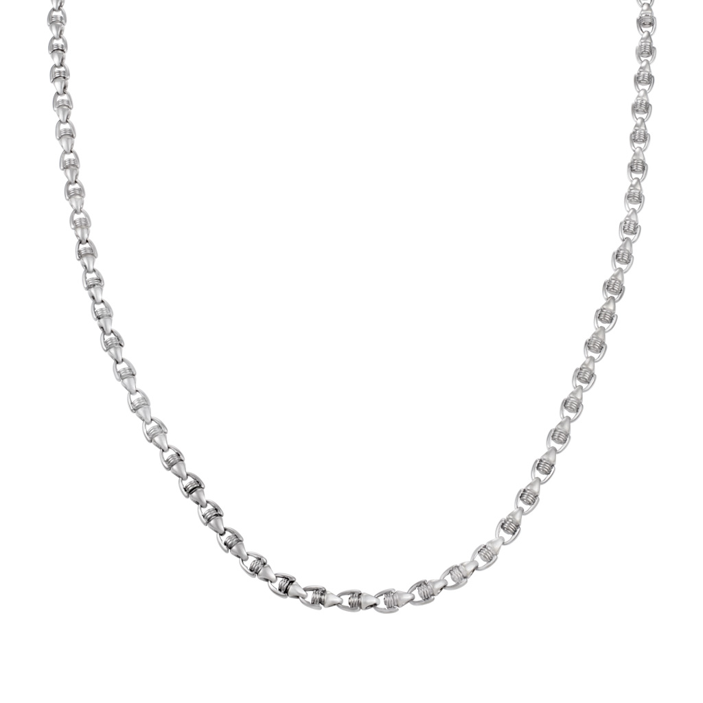 Kria Chain with unique links in 18k white gold image 2