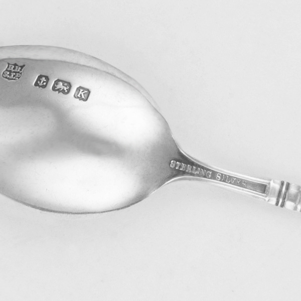 "Tete" a "tete" Sterling Silver Pot(small imperfection)for two with sugar thongs&6 Demitassee spoons image 9