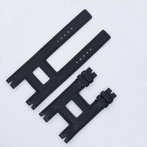 Roger Dubuis Follow Me F18 regular black calfskin strap 12.5x12.5. image 1