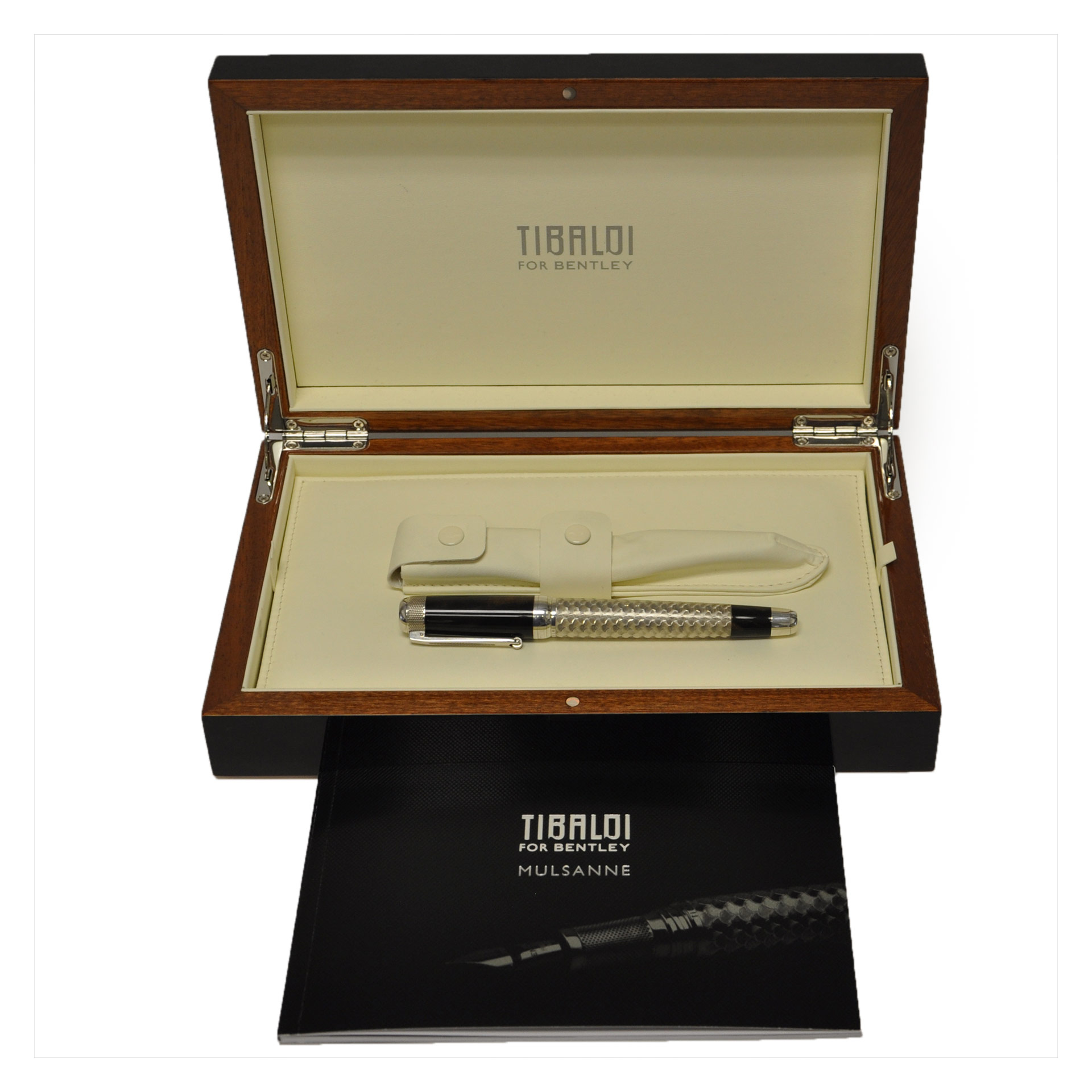Limited edition Tibaldi for Bentley Mulsanne fountain pen with 18k nib 21/90. image 1