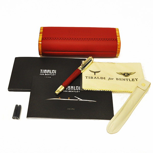 Limited Edition 111/ 500 Tibaldi for Bentley Azure Fountain 18k pen. Made in Italy image 2