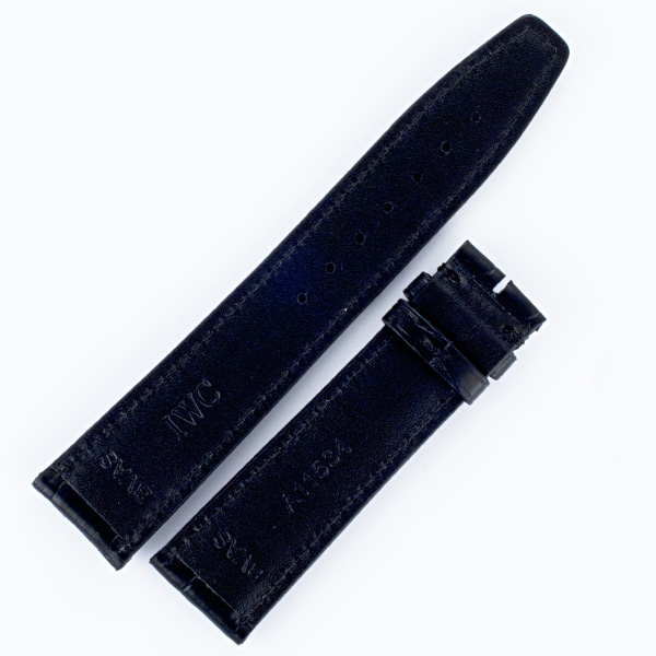 IWC black alligator strap (21x19) image 2