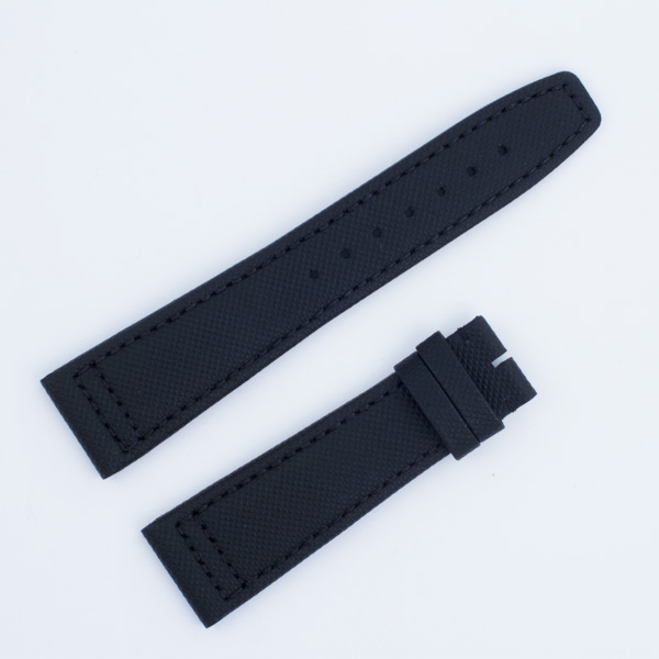 IWC black leather strap (22 x 18) image 1