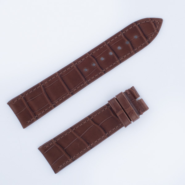 Piaget alligator brown strap (20 x 18) image 1