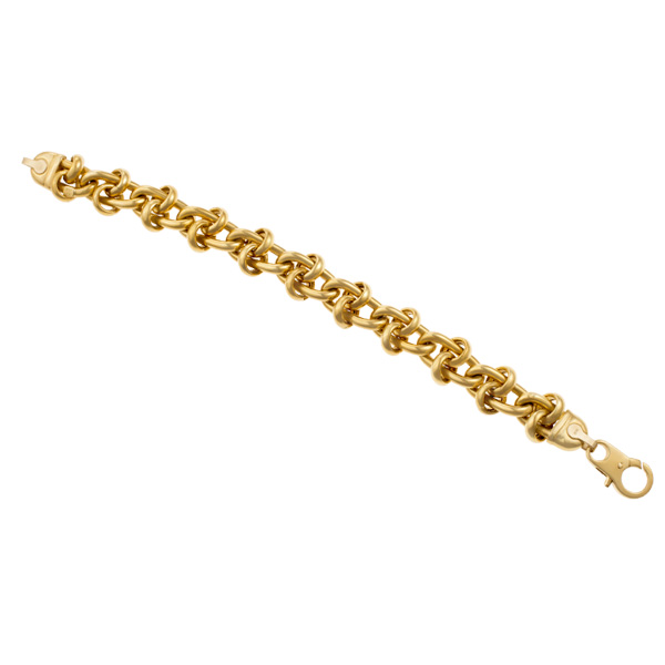 18k Yellow Gold Bracelet image 1