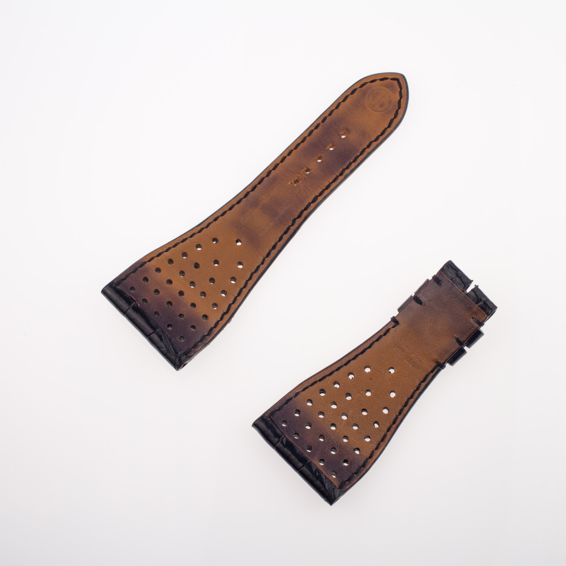 Roger Dubuis alligator black leather strap (30x18mm) image 2