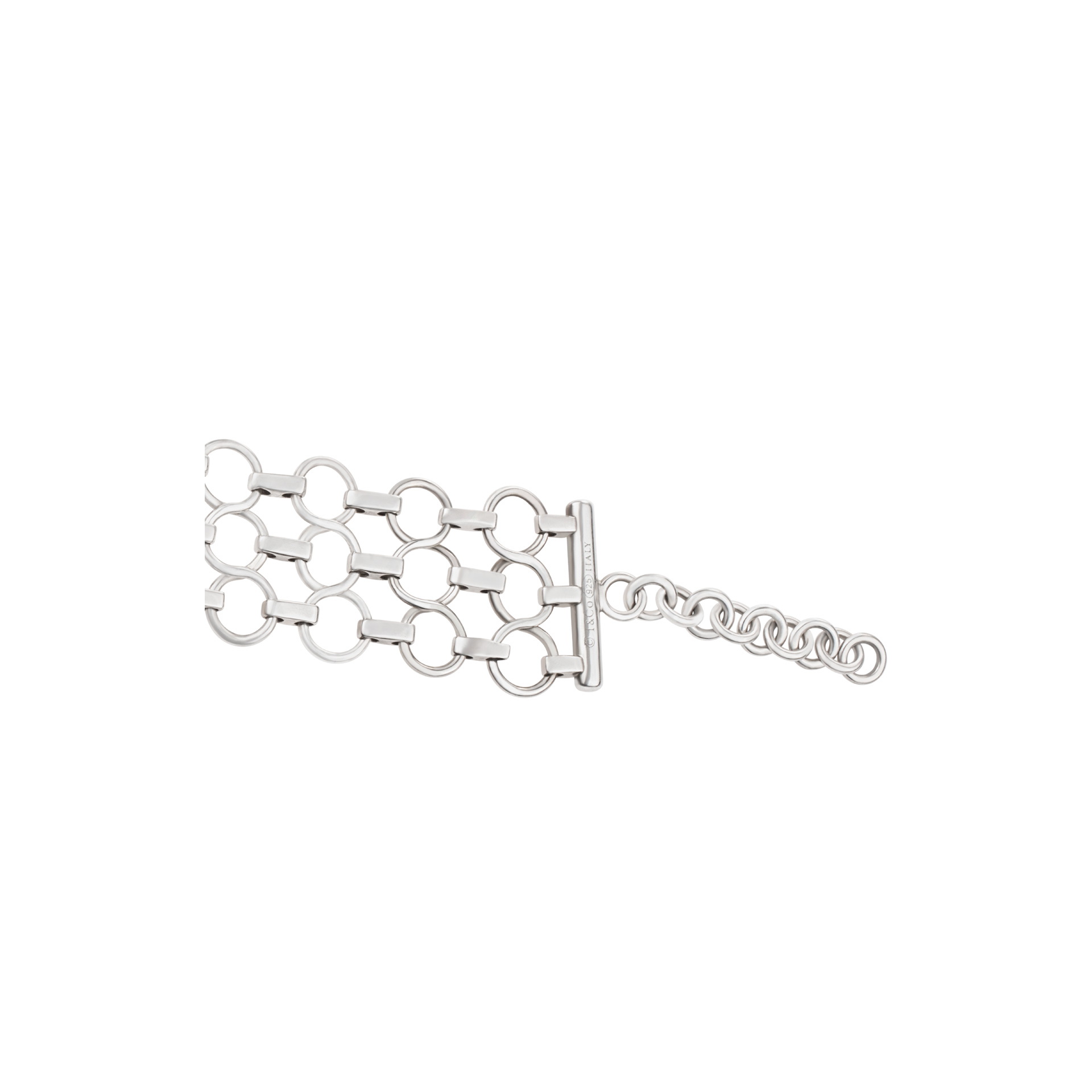 Tiffany & Co sterling silver link bracelet image 3