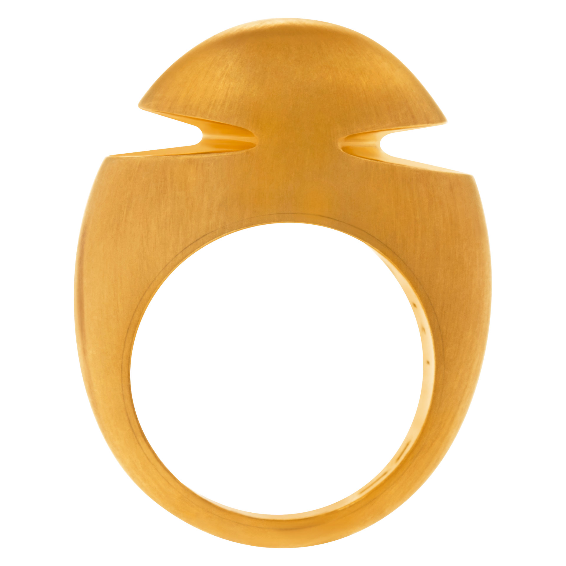 Bvlgari Cabochon 18k yellow gold ring image 2