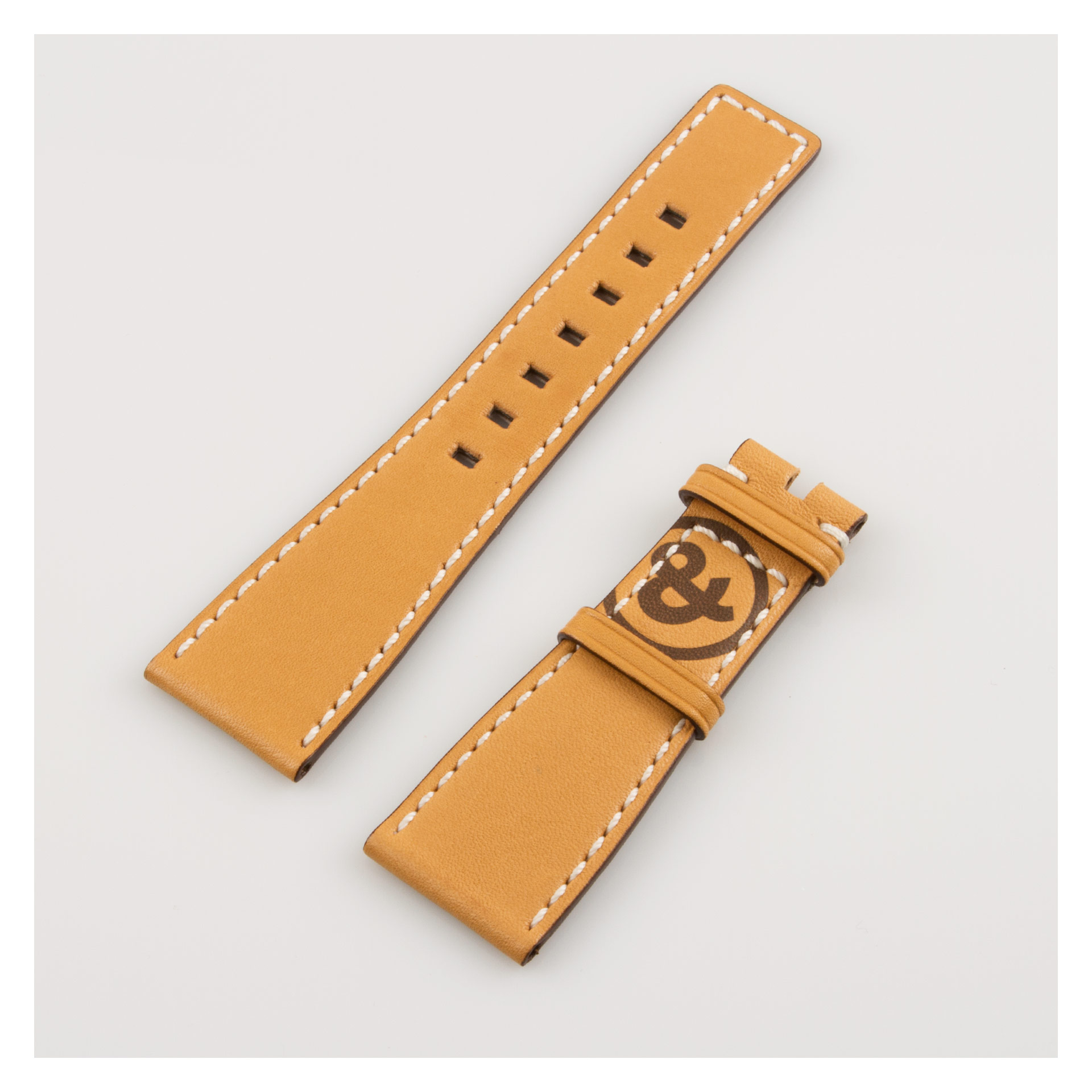 Bell & Ross Camel/Tan calfskin Strap with contrast ctitch (24 x 18) image 1