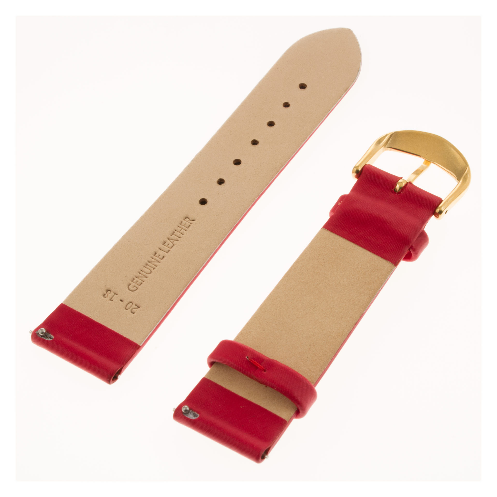 Silk red genuine leather band (20 x 18) image 2