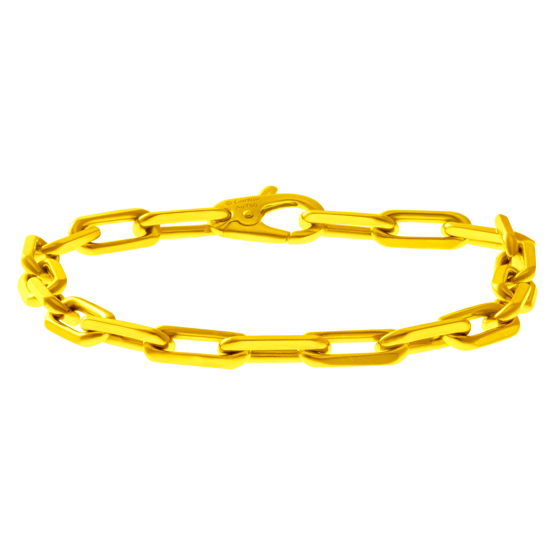 santos de cartier bracelet yellow gold