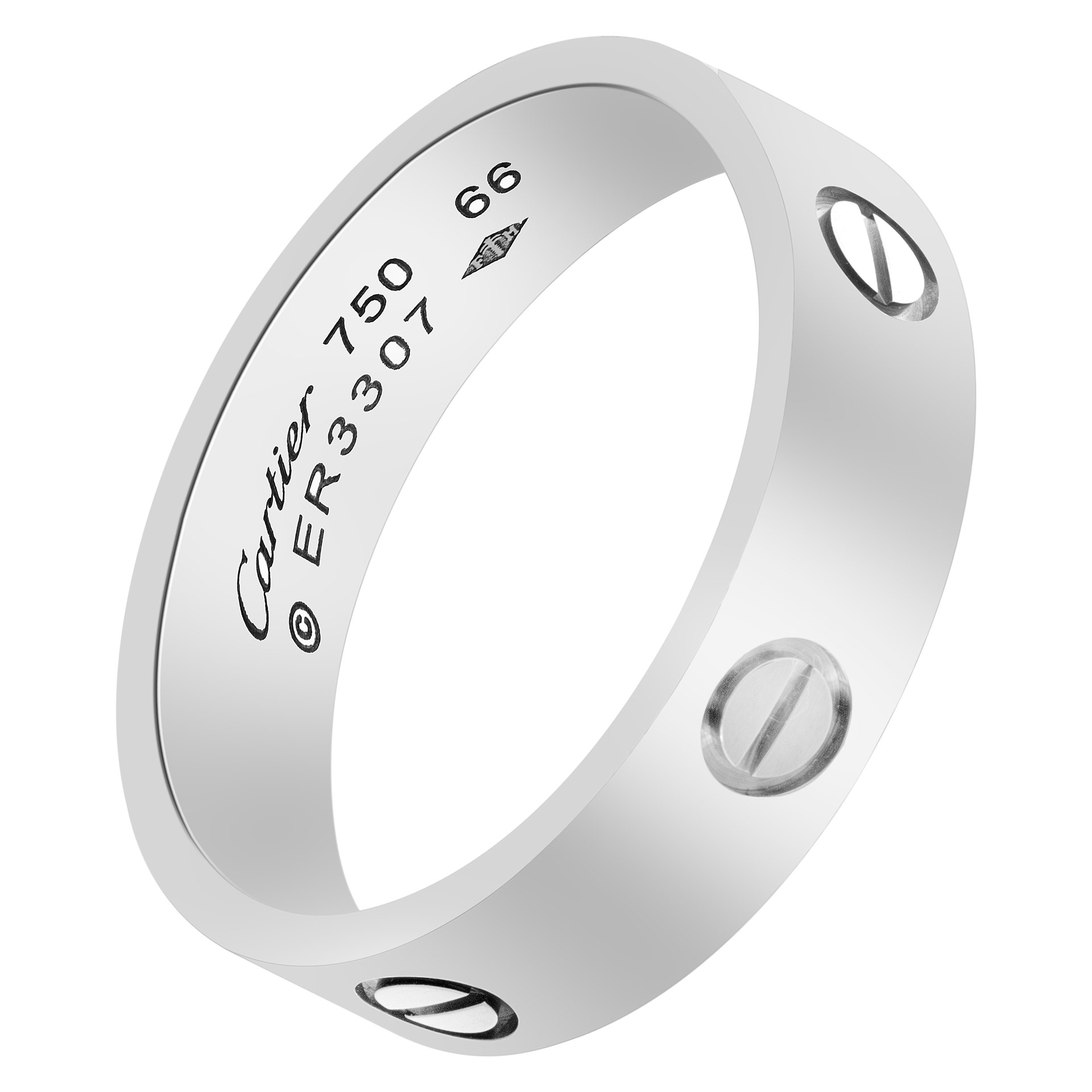 Cartier Love ring in 18k white gold 