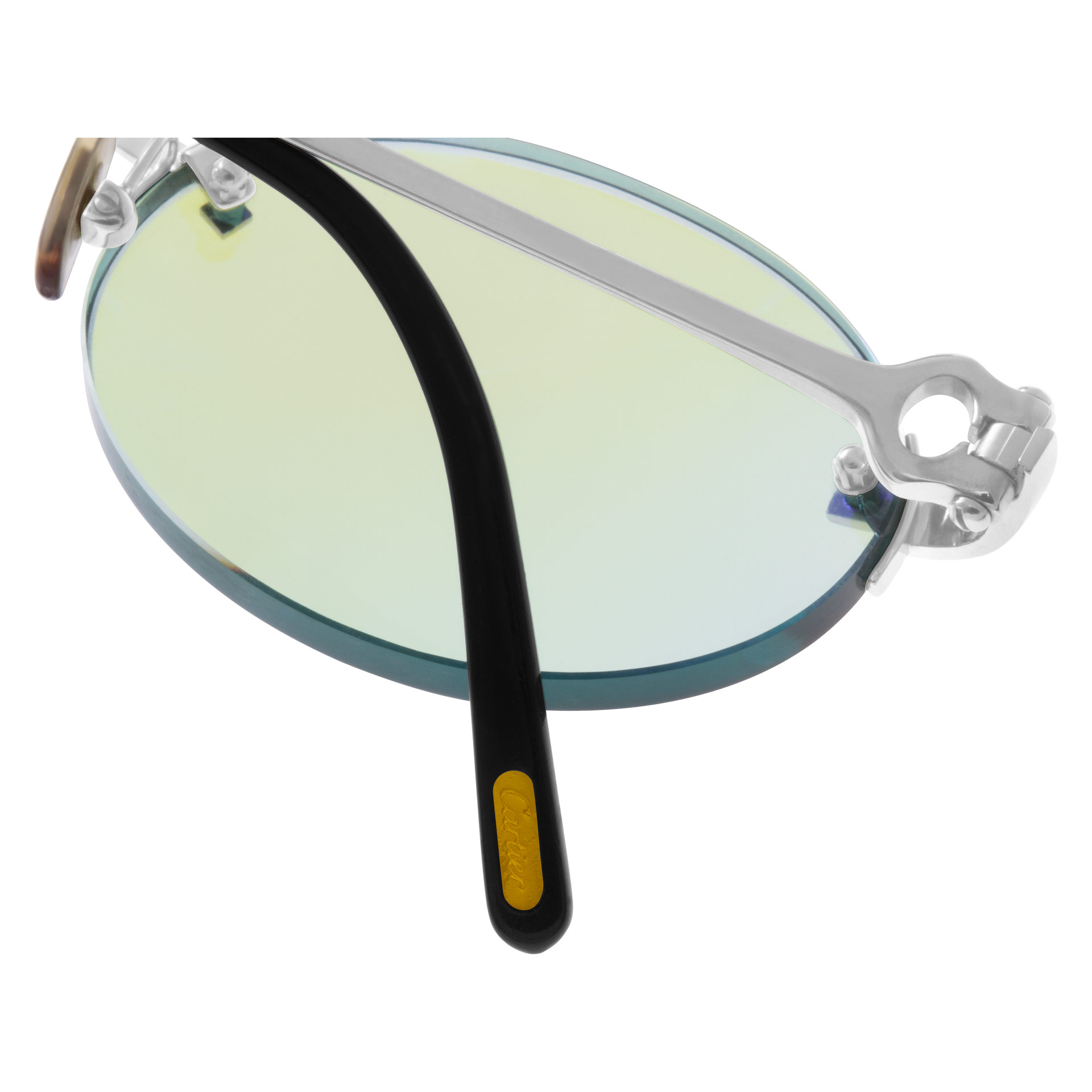 Cartier sunglasses steel frames image 3
