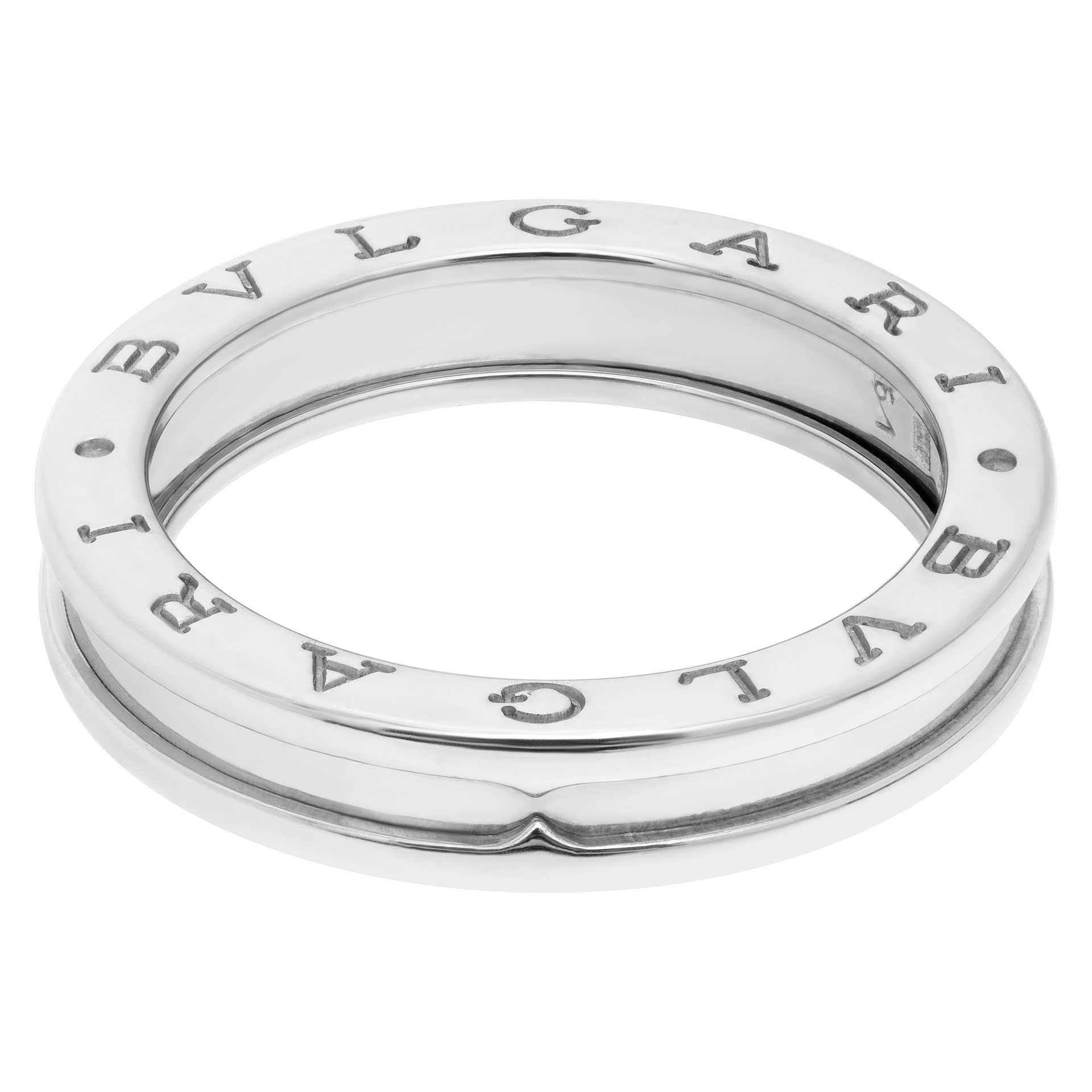 Bvlgari Bvlgari B.Zero1 ring in 18k white gold | Gray & Sons Jewelers
