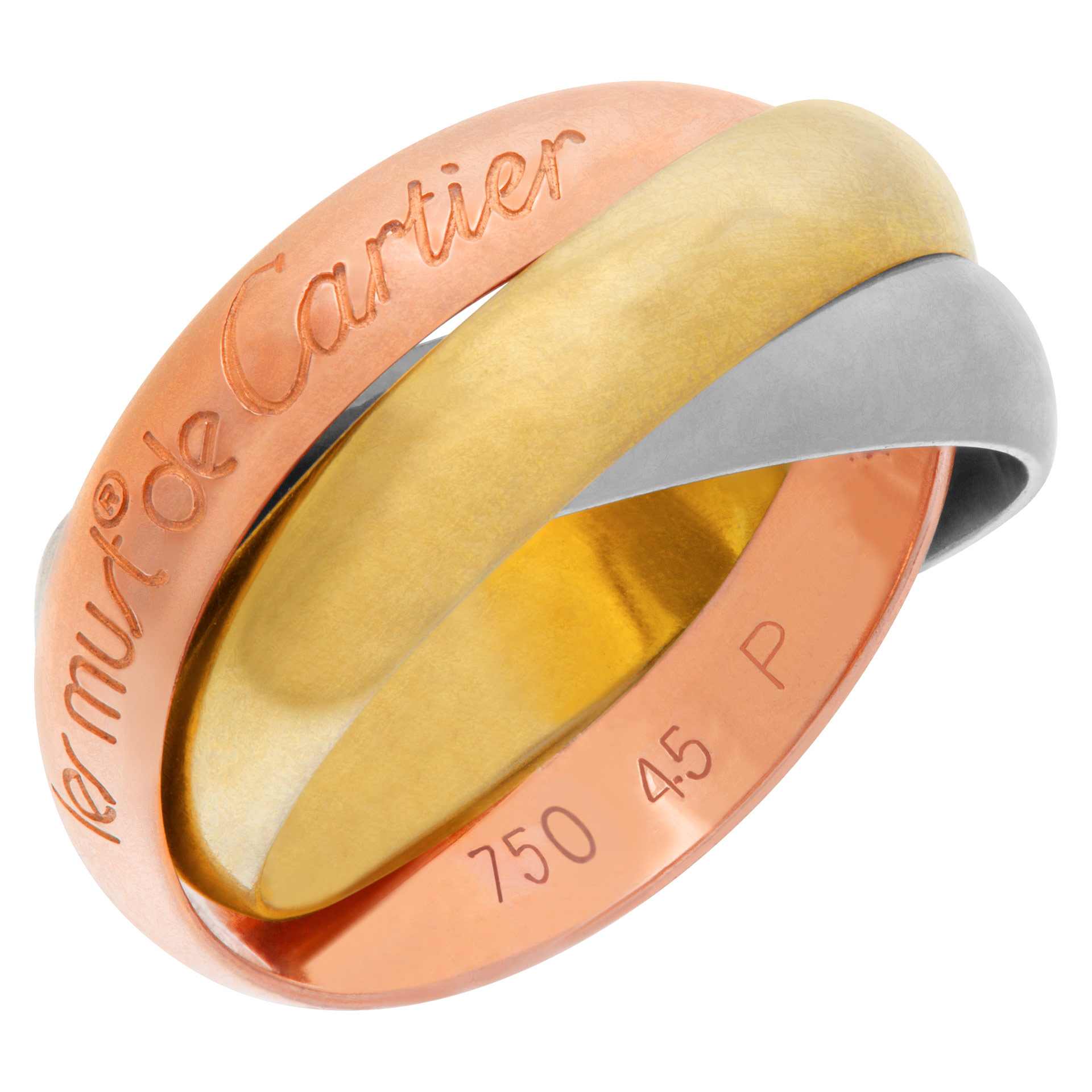 cartier tricolor ring