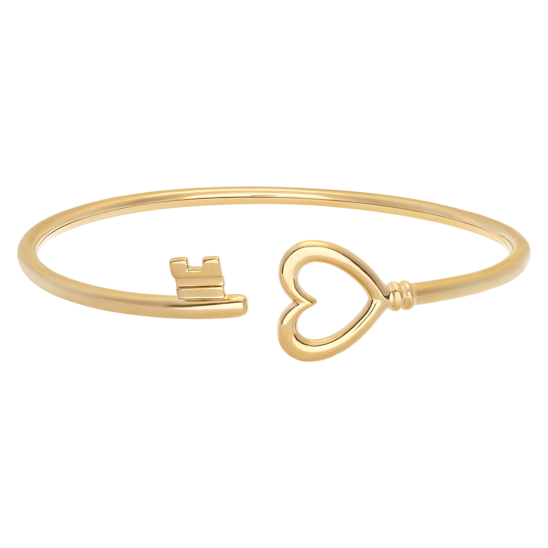 Tiffany & Co wire heart bracelet in 18k rose gold image 1