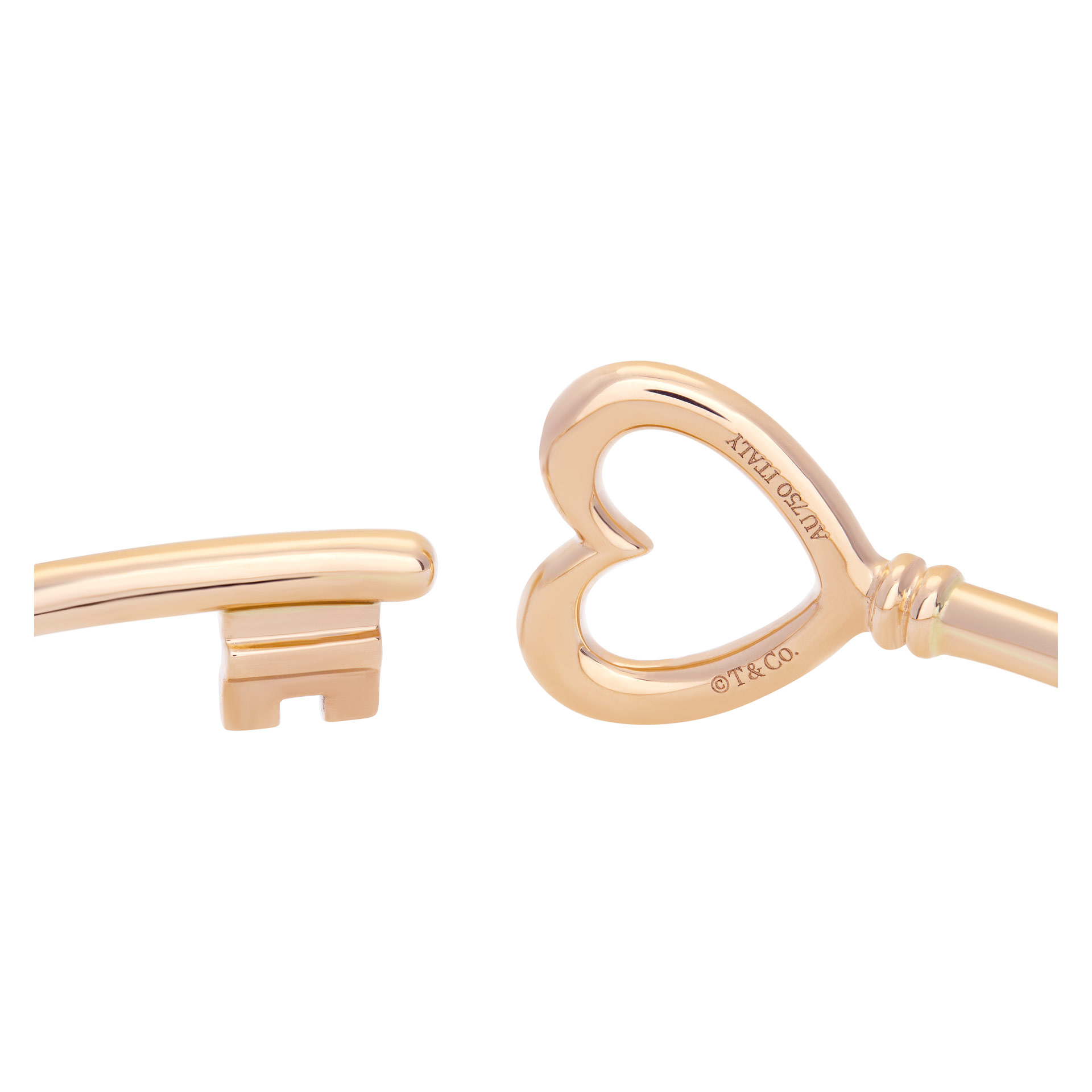Tiffany & Co wire heart bracelet in 18k rose gold image 4