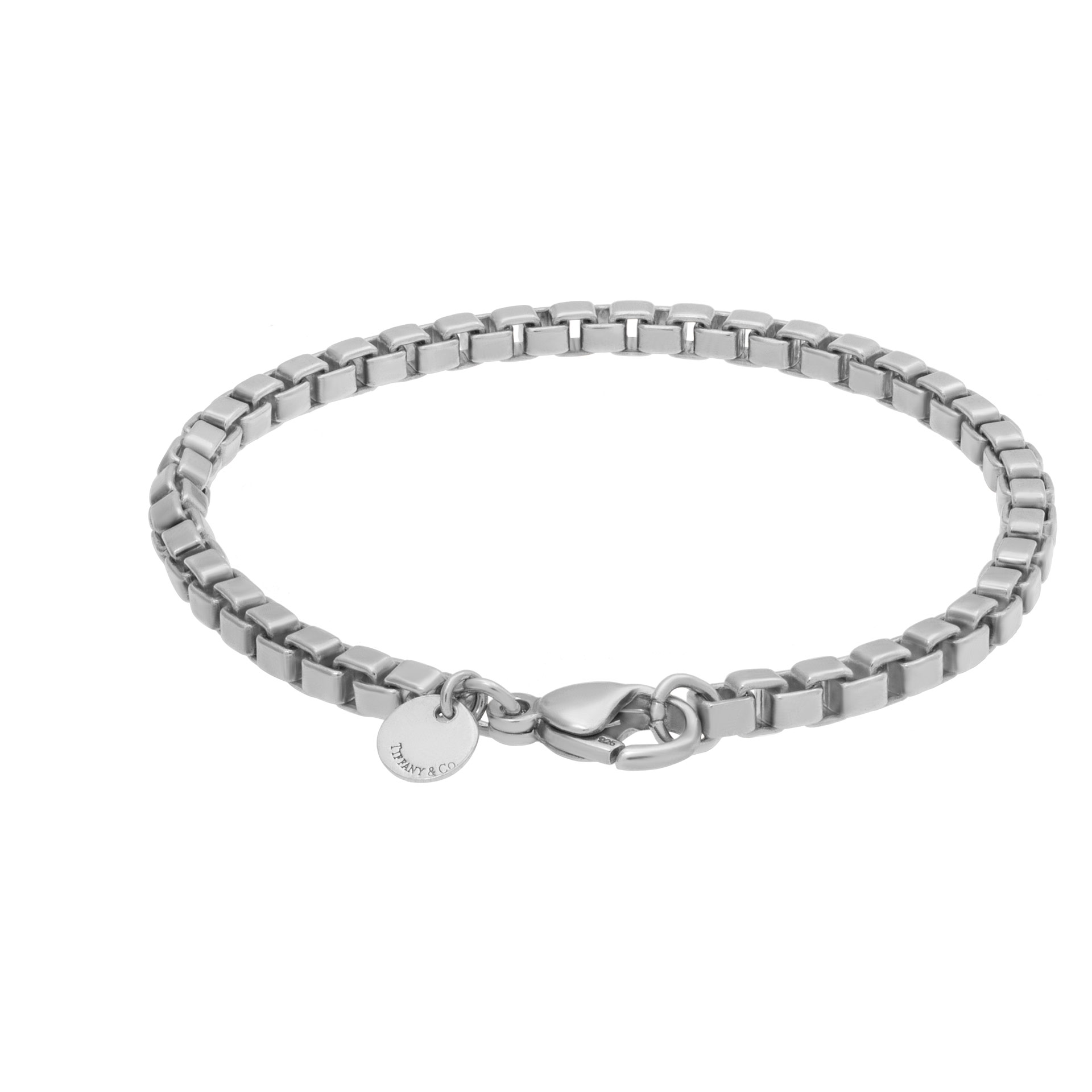 Tiffany & Co. venetian box link bracelet in sterling silver image 2