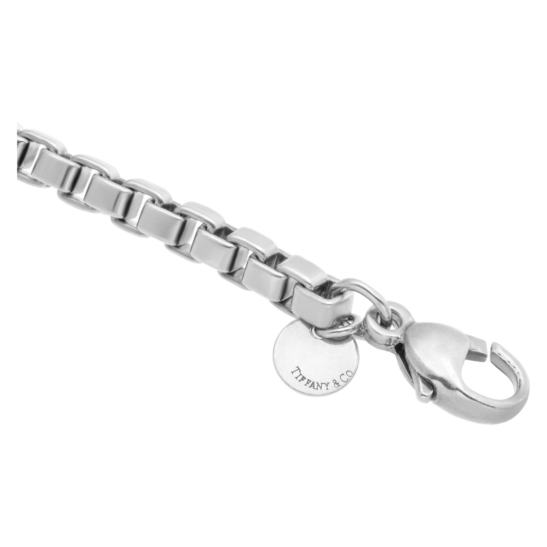 Tiffany & Co. venetian box link bracelet in sterling silver image 4
