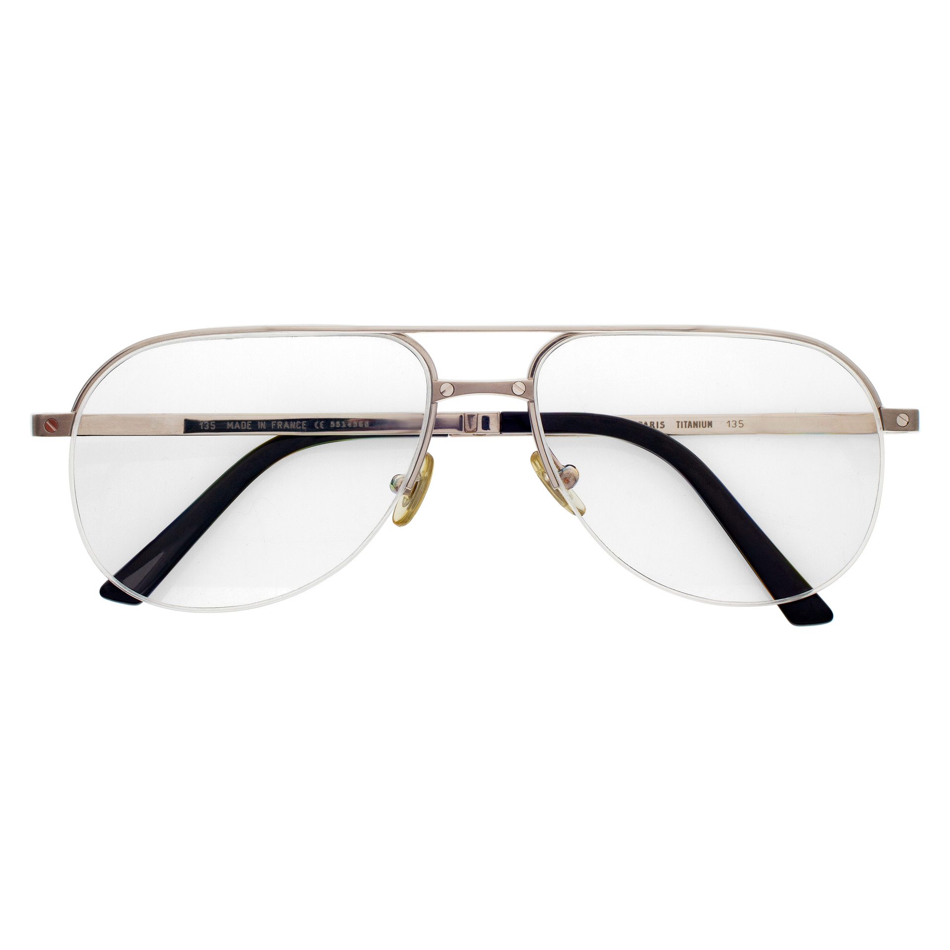 Cartier glasses stainless steel frame image 1