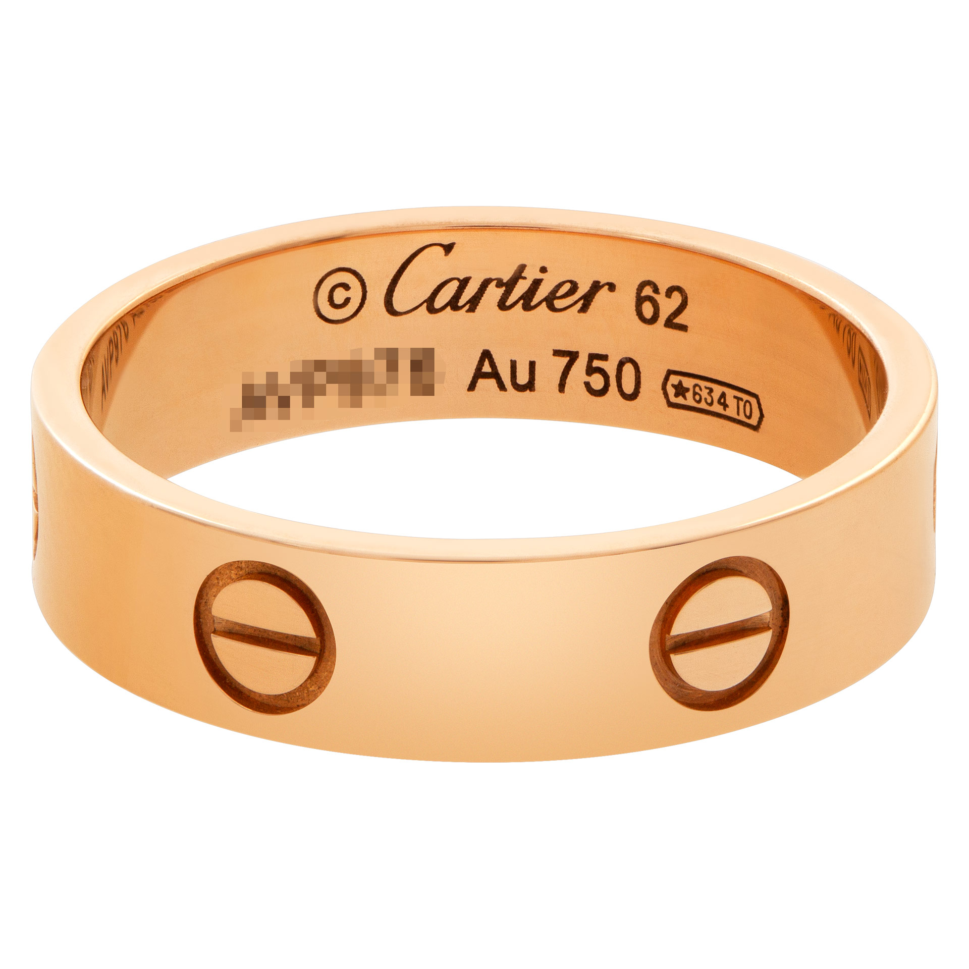 Ongebruikt Rose Gold Cartier Love Ring Available Now DQ-29