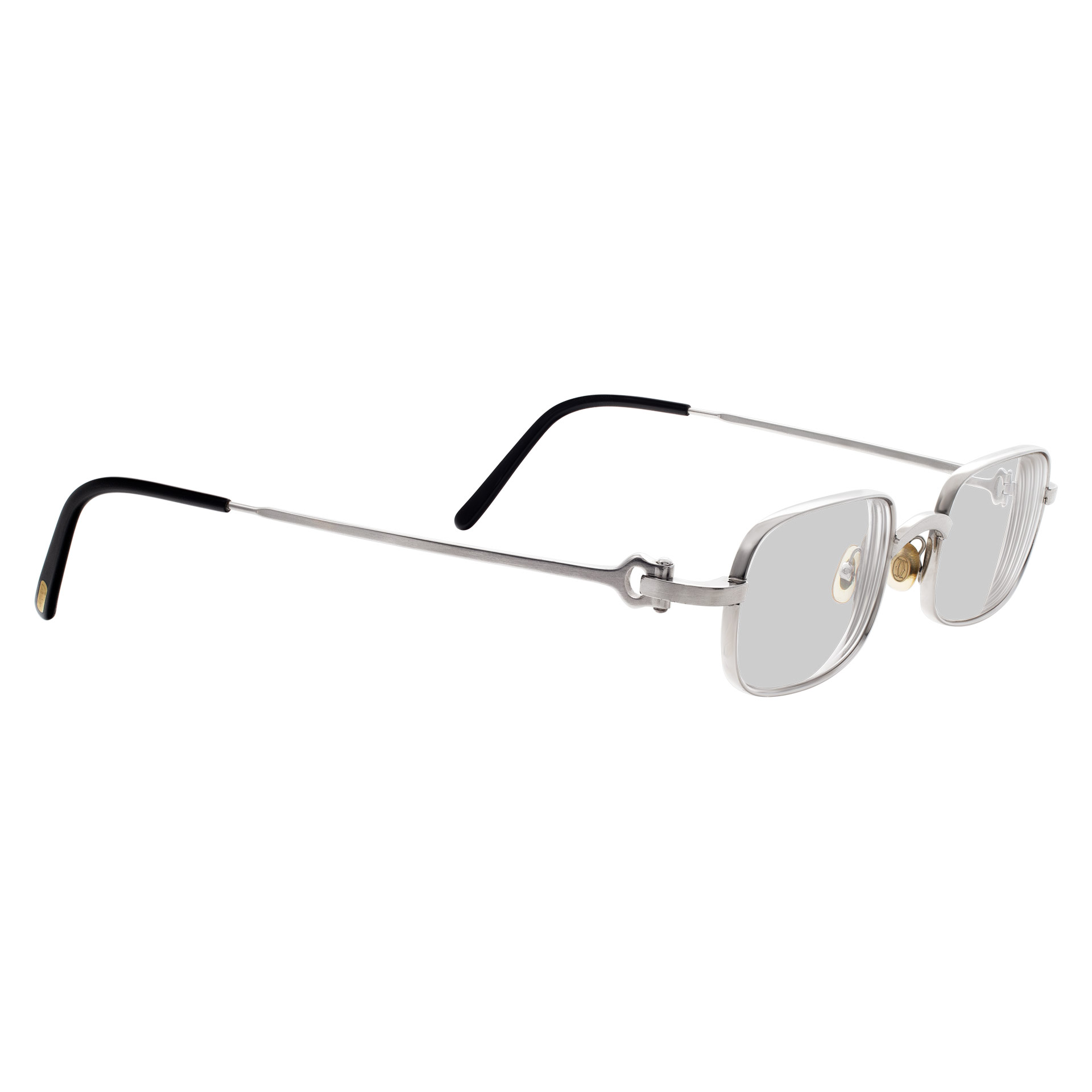 Cartier Bolon model frame glasses in stainless steel image 5