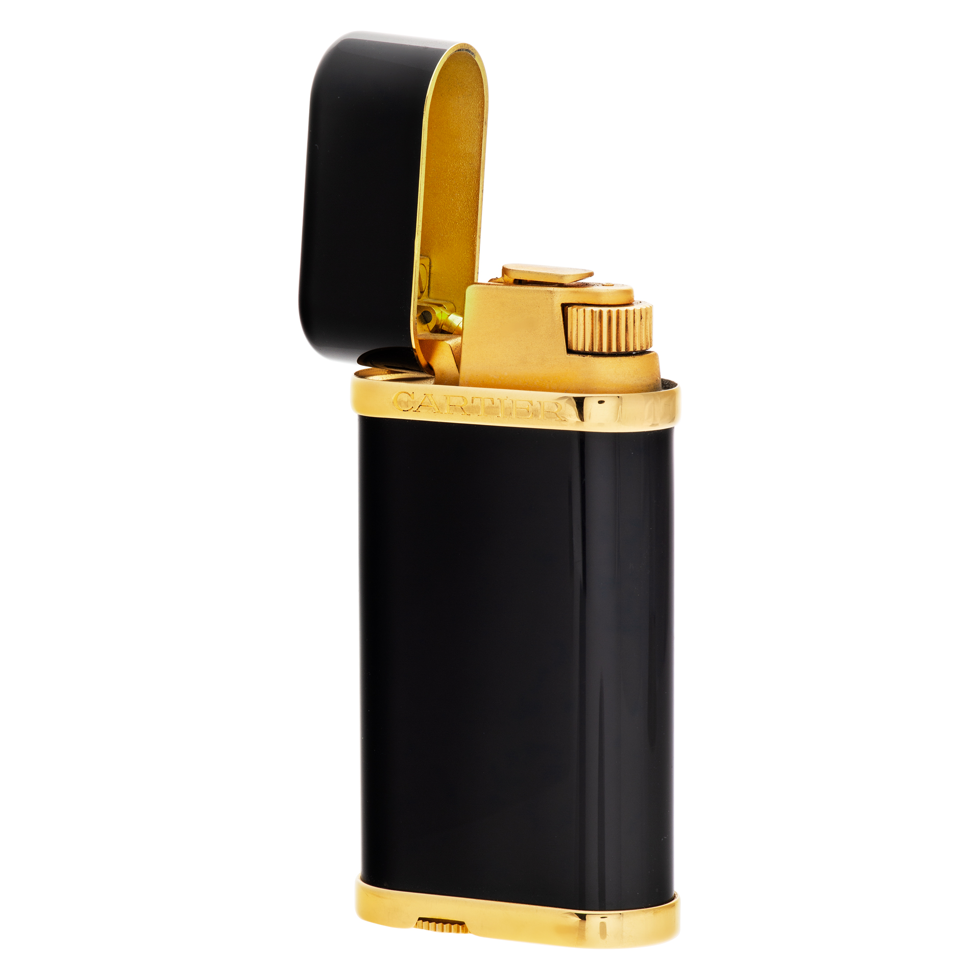 Cartier Lighter in black and gold 