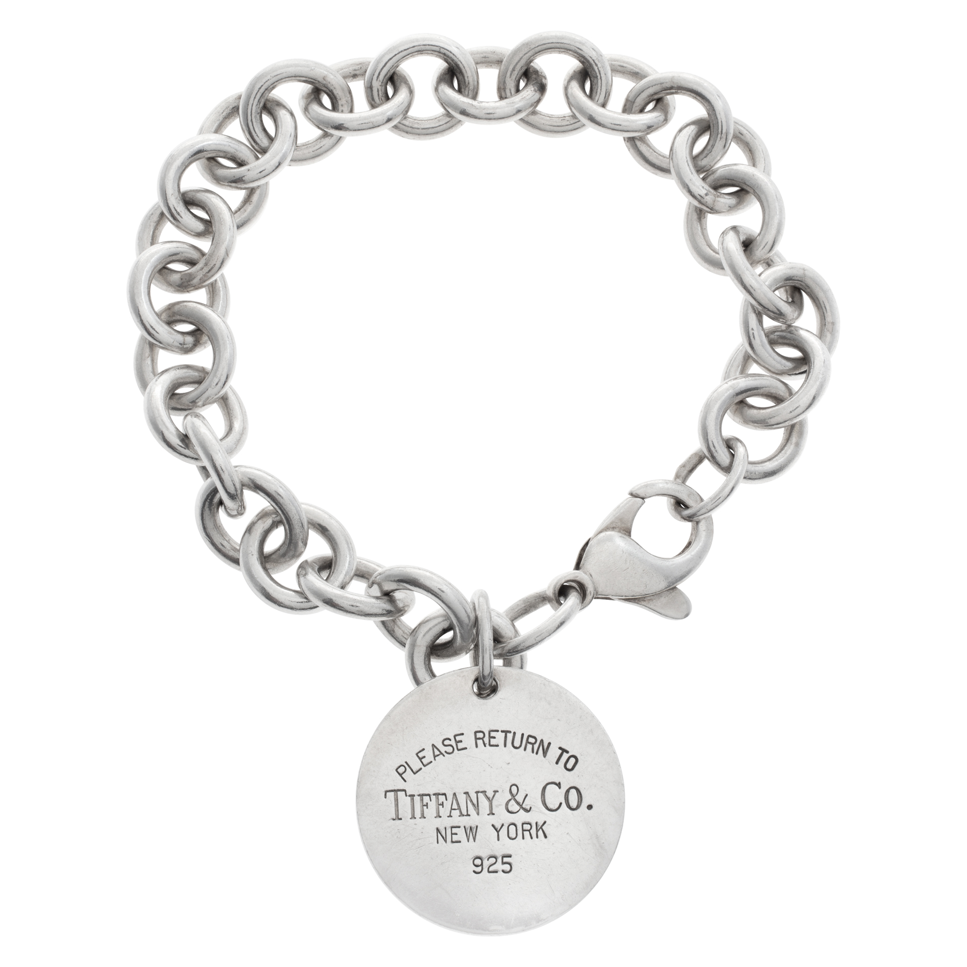 Tiffany & Co. Round Tag Bracelet In Sterling Silver image 1