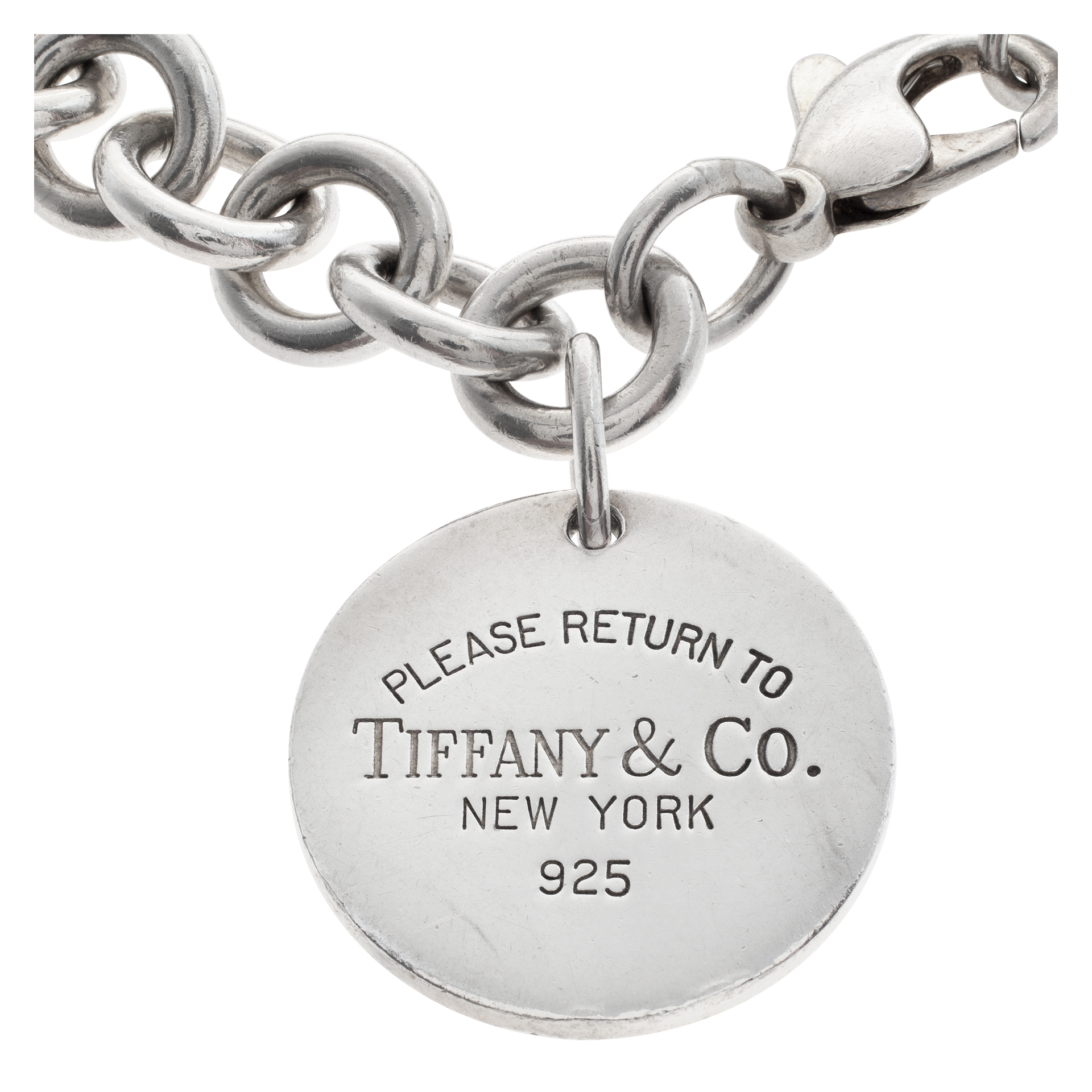 Tiffany & Co. Round Tag Bracelet In Sterling Silver image 2