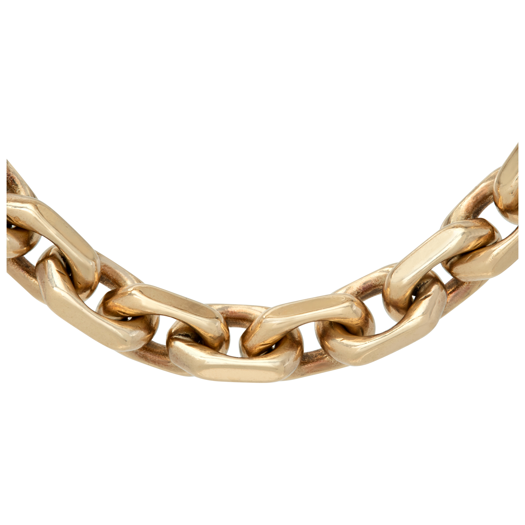 Tiffany and Co. link bracelet in 18k yellow gold. Measures 8.25 inches. image 3