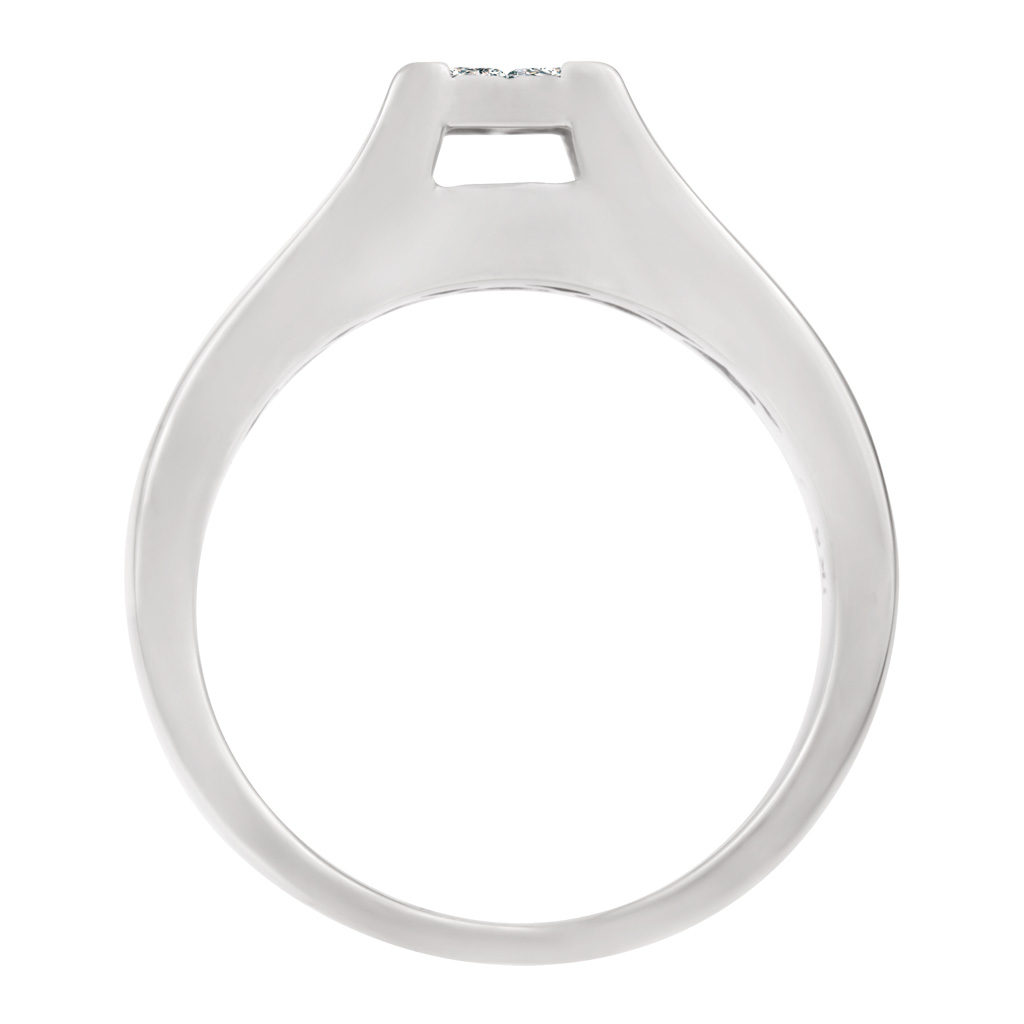 Diamond ring in 14k white gold image 3