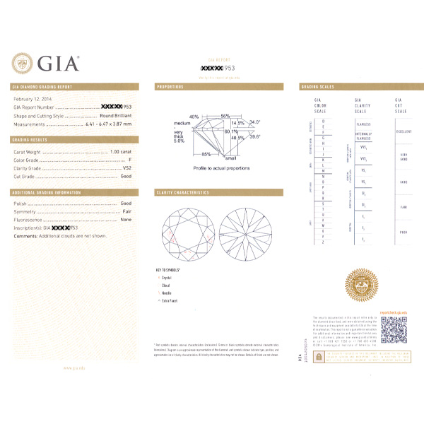GIA Certified Diamond Earrings 1 ct (F Color, VS1 Clarity) 1 ct (F, VS2) image 4