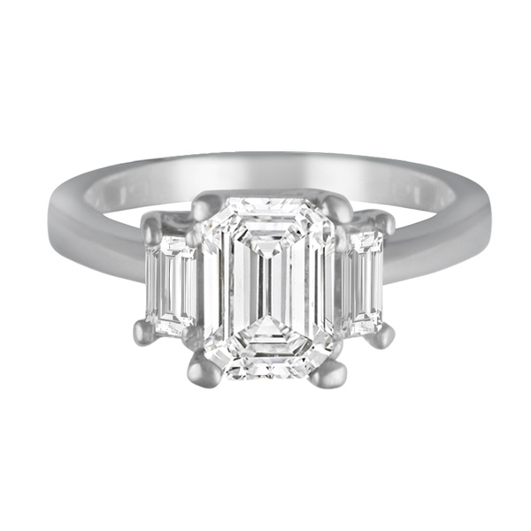 GIA Cetified Diamond Ring - 1.15 cts (G Color, VS2 Clarity) in platinum setting image 1
