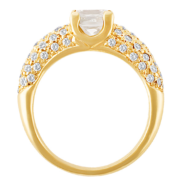 GIA certified rectangular modified brilliant cut diamond 1.11 carat (J Color, SI2 Clarity) stud earrings image 2