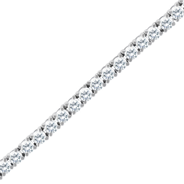 Diamond tennis Bracelet in 14k image 2