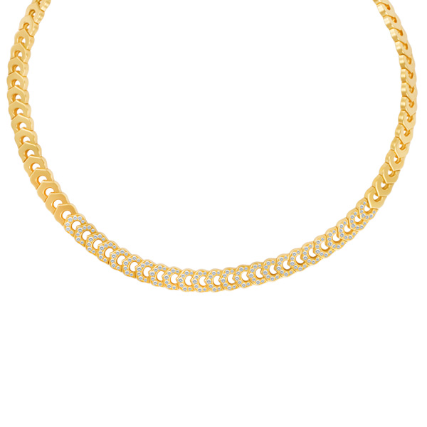 Cartier "C de Cartier" diamond necklace in 18k image 1