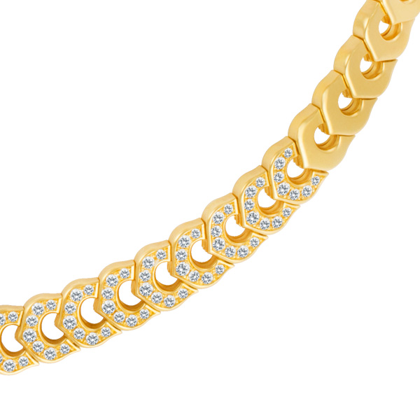 Cartier "C de Cartier" diamond necklace in 18k image 2