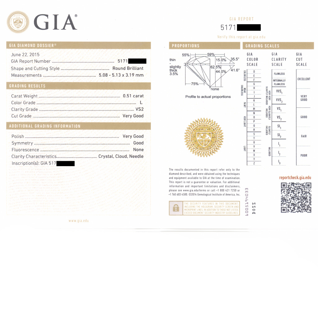 Gia Certified round diamond studs total 1.02 carats image 2
