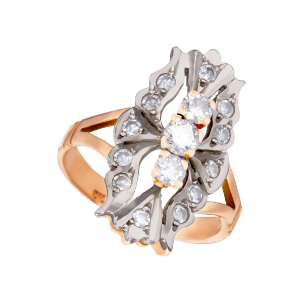 Diamond Ring  In 14k Rose Gold image 1