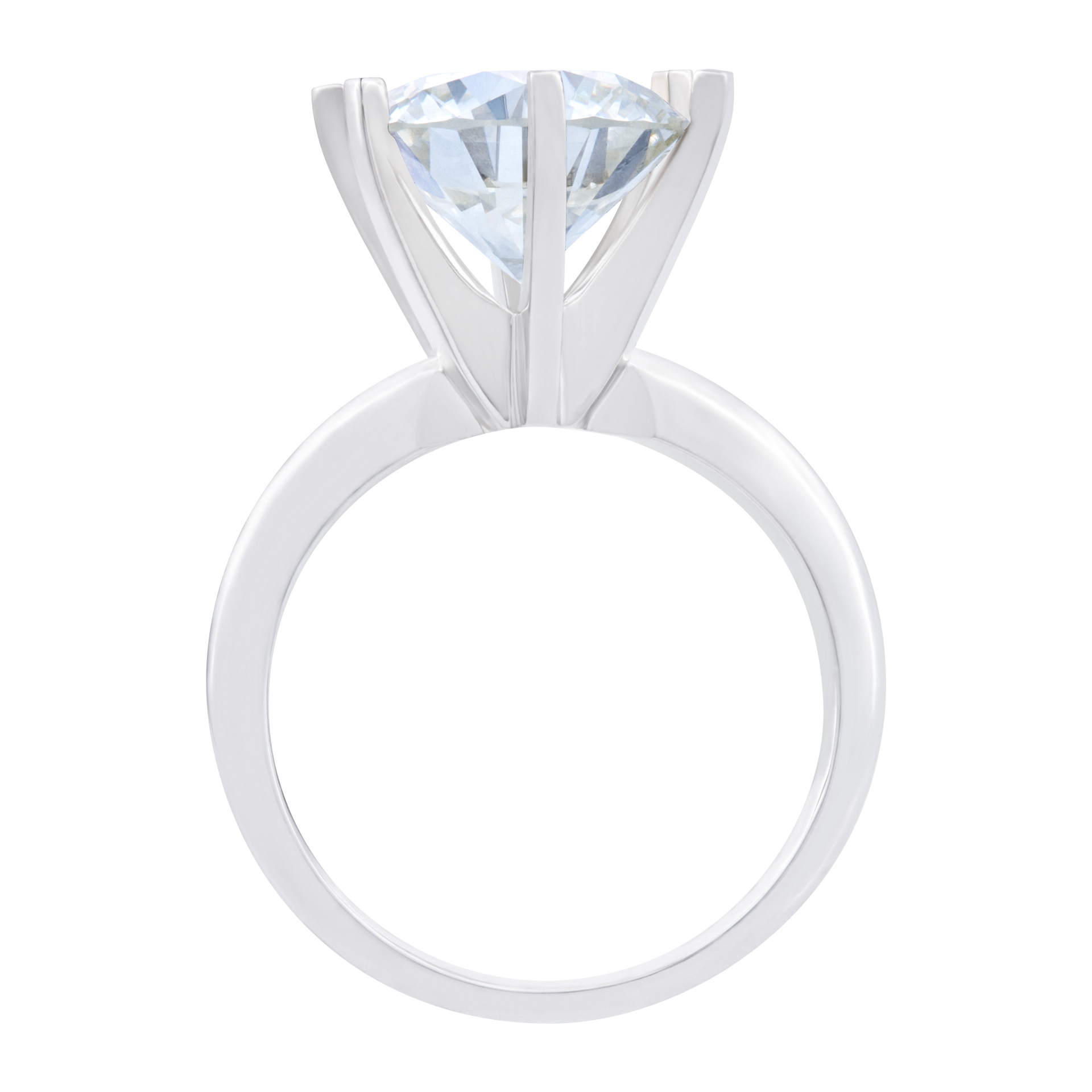 Gia Certified Round Diamond 4.01 Cts (J Color Si-1 Clarity) image 2