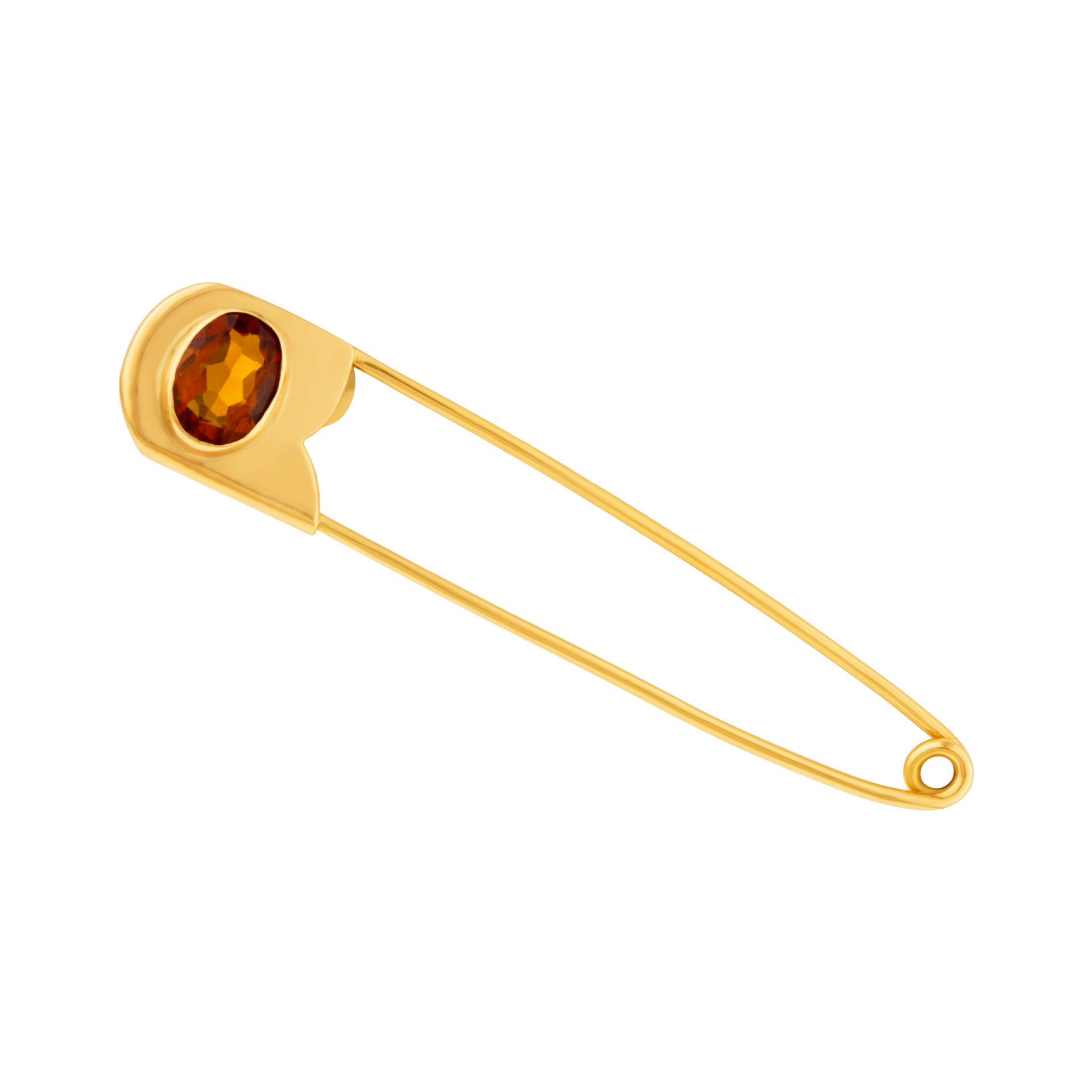 Baby safety-pin in 18k image 1