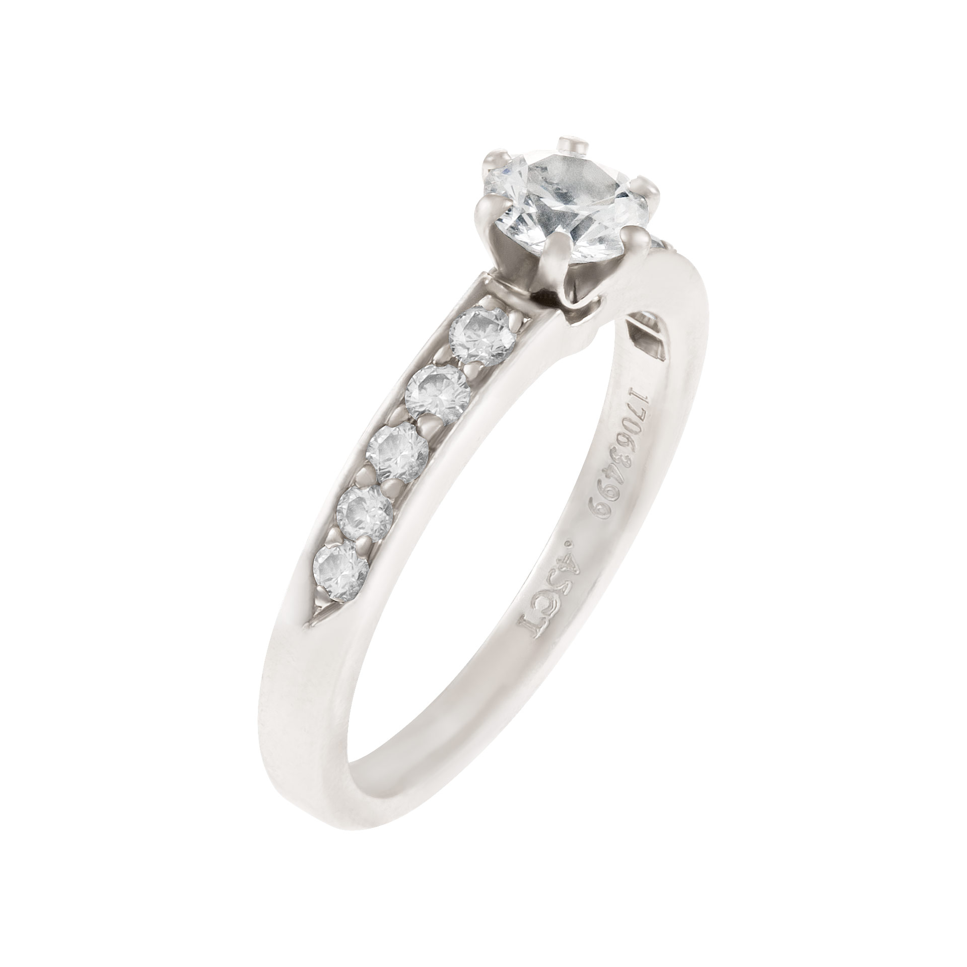 Tiffany & Co platinum ring with diamonds image 2