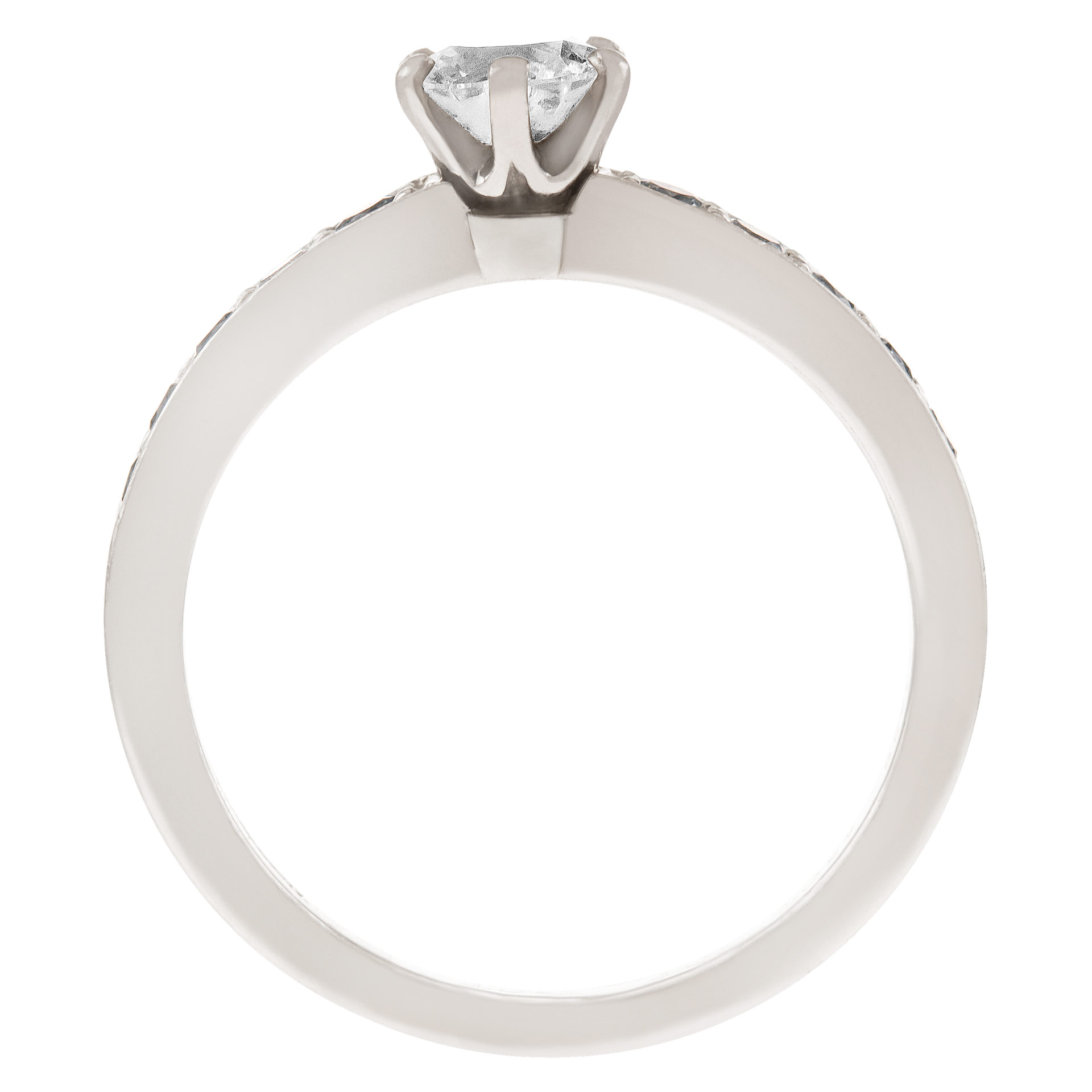 Tiffany & Co platinum ring with diamonds image 3