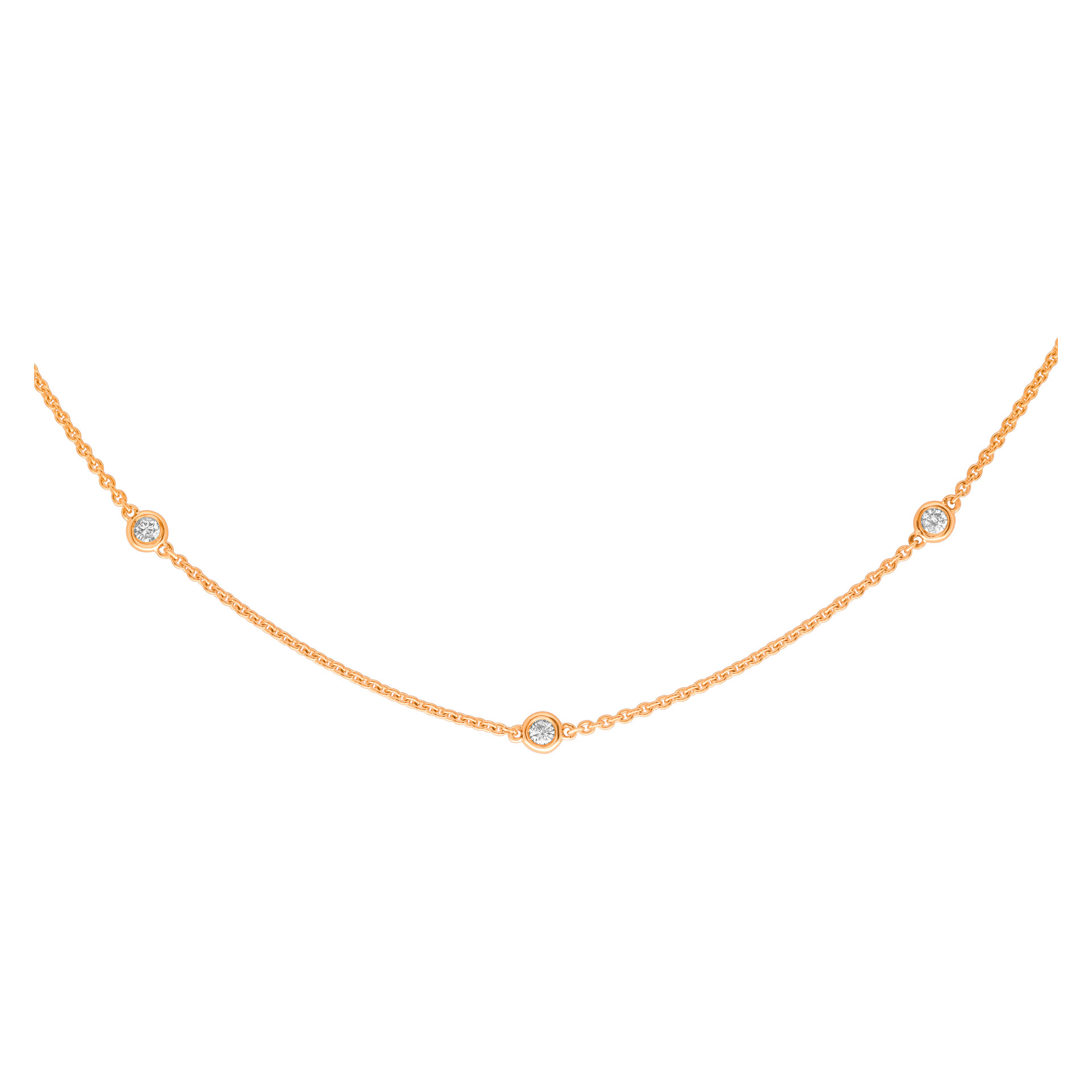 Diamonds by the yard 14k rose gold 1.05 cts in diamonds image 1