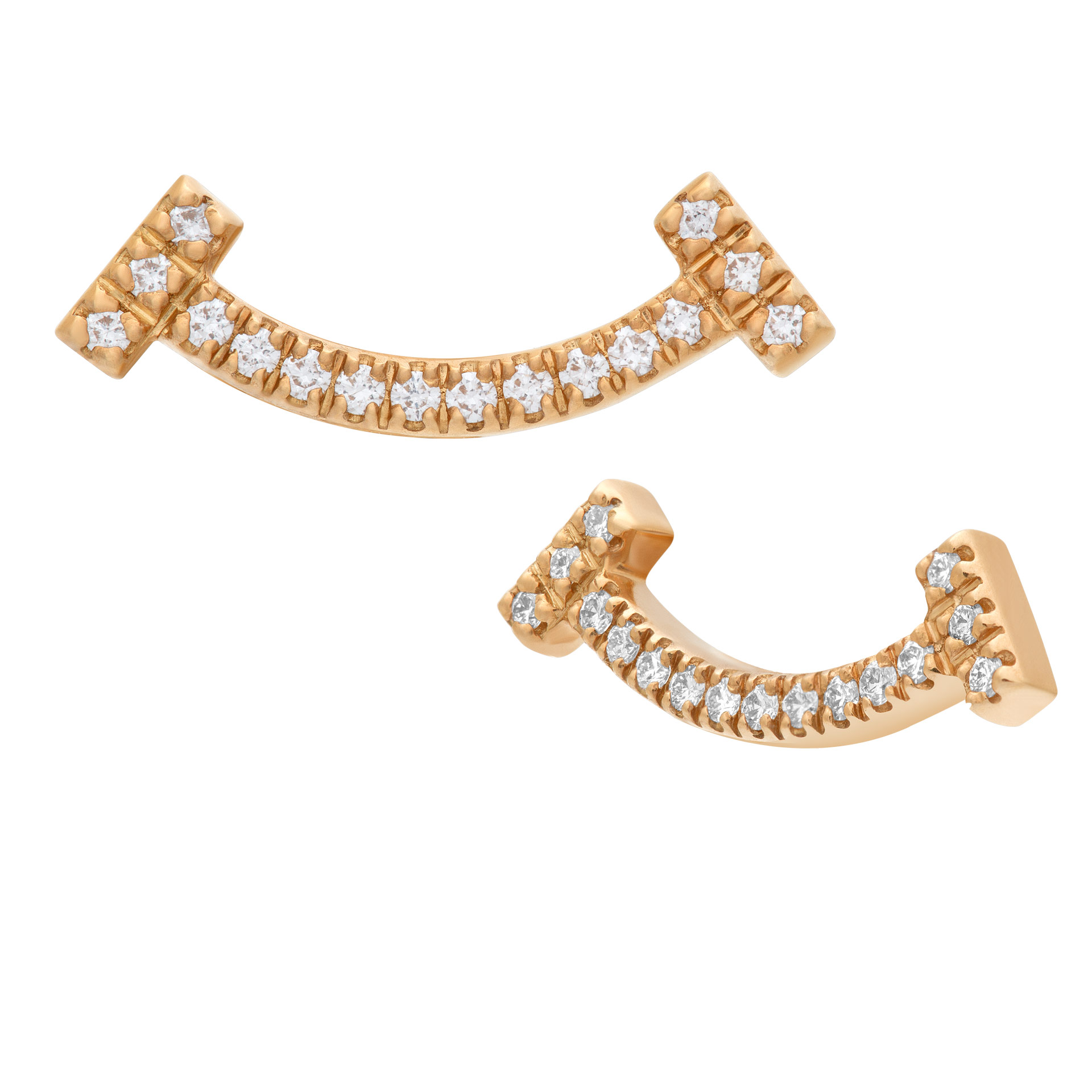 tiffany smile earrings diamond