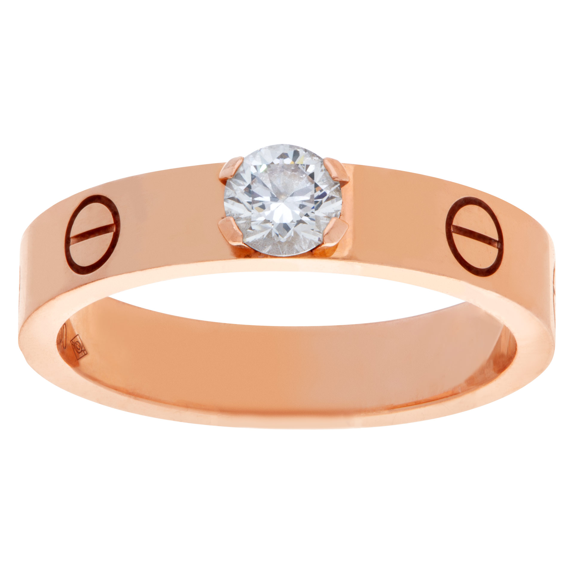 Verwonderlijk Cartier Love ring with 1 diamond in 18k pink gold | Gray & Sons Jewele WG-18