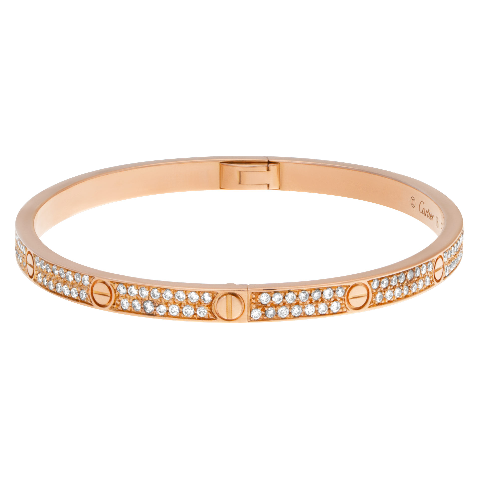 cartier love bracelet pave diamond price