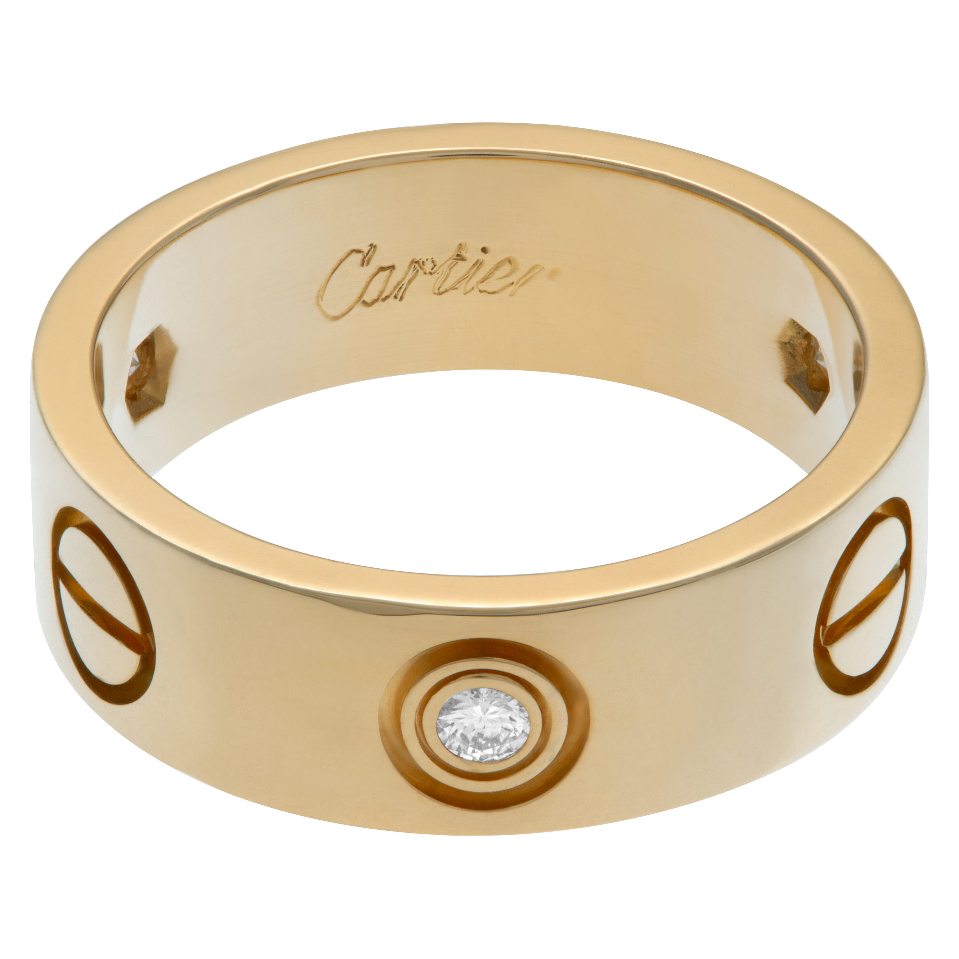 Ongekend Cartier Love ring in 18k yellow gold with 3 diamonds. Euro size 48 (US BV-63