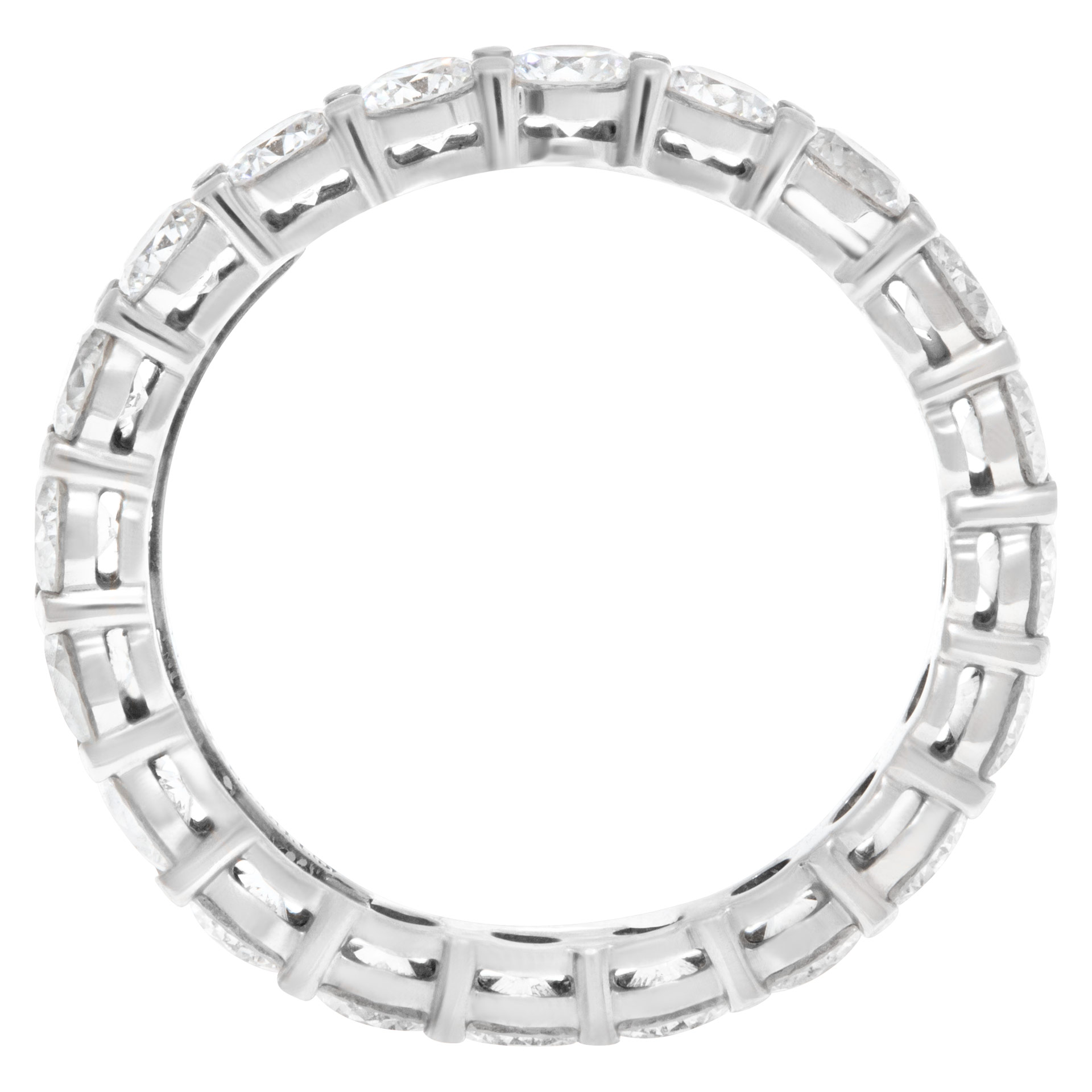 Tiffany & Co. Diamond Eternity Band and Ring platinum ring with 1.80 carat full cut round brilliant diamonds image 4